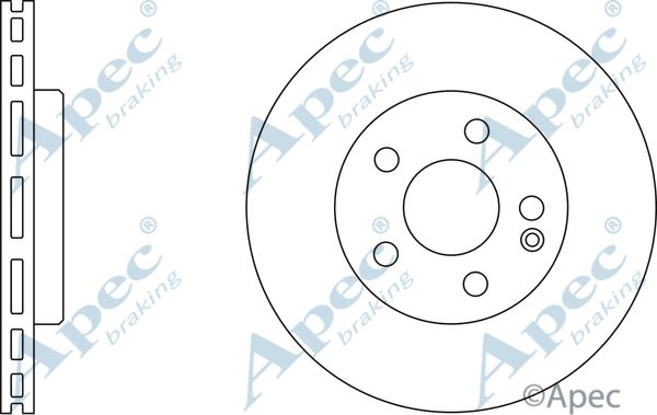 APEC BRAKING Тормозной диск DSK2266